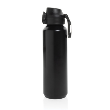 Logotrade promotional merchandise image of: Via RCS Re-steel lockable sport bottle 600ML
